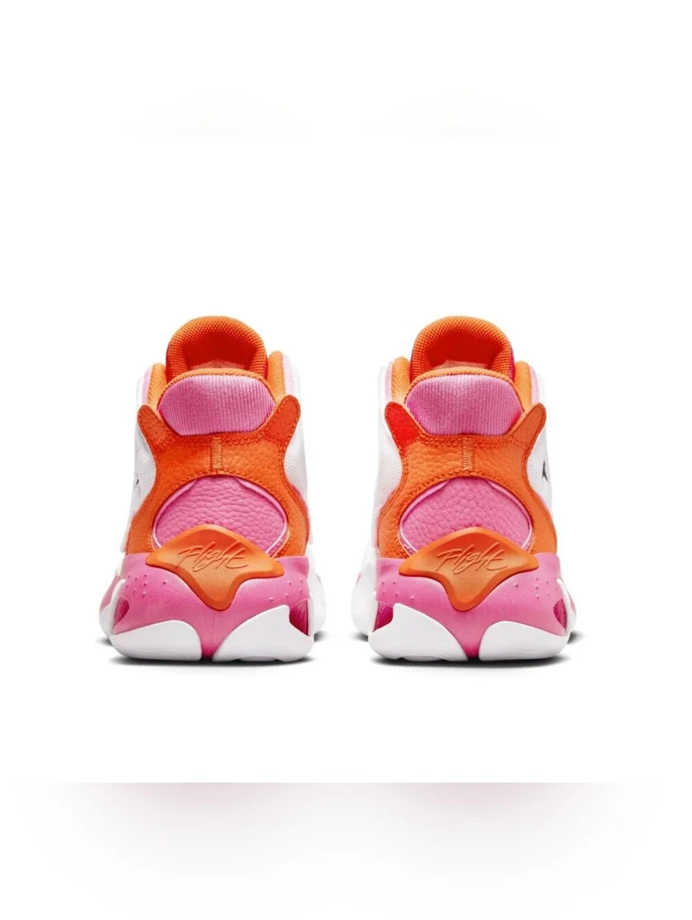 Jordan Max Aura 4 (GS) White Safety Orange Pinksicle DV0490-168 Size 6.5Y